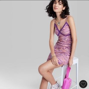 Wild Fable Purple Swirl Dress